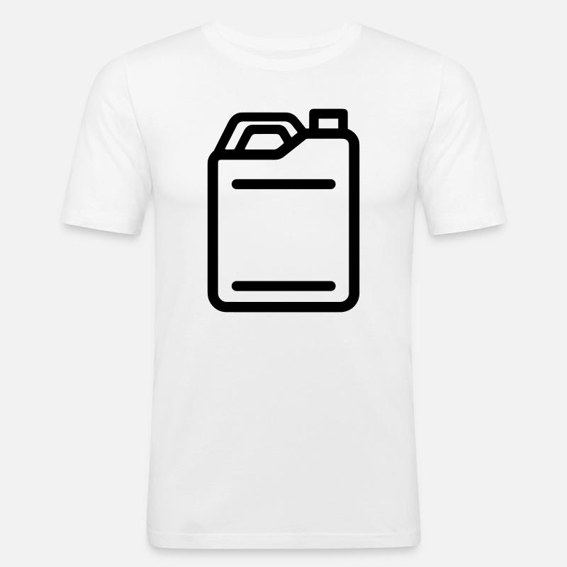Jerry Can - Männer Slim Fit T-Shirt - Weiß