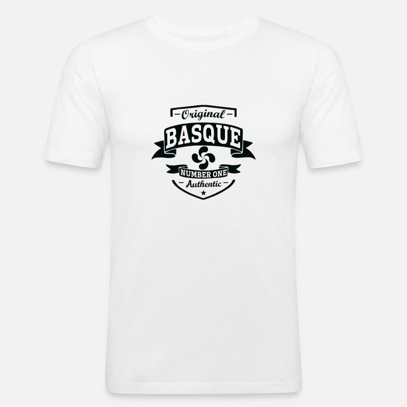 20679DA5 D7CC 4A3E A0E1 0B8536E75CE2 - Männer Slim Fit T-Shirt - Weiß