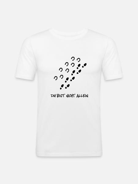 Horse - Men's Slim Fit T-Shirt - white