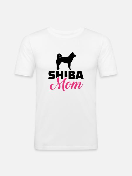 Shiba Inu - Herre Slim Fit T-Shirt - hvid