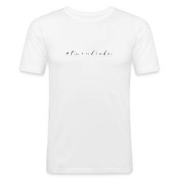 #turnliebe - Ton amour pour gymnastique Gymnastics - T-shirt près du corps Homme - blanc - Devant - Nik (191cm)