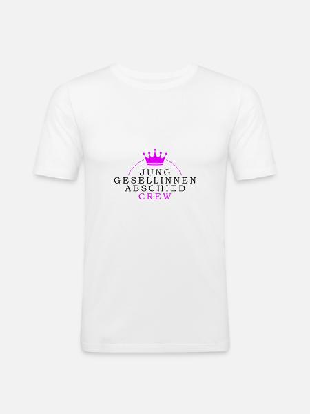 Hen Party Crew Hen - Men's Slim Fit T-Shirt - white