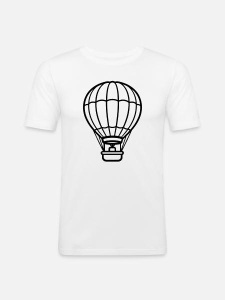 balloon - Men's Slim Fit T-Shirt - white