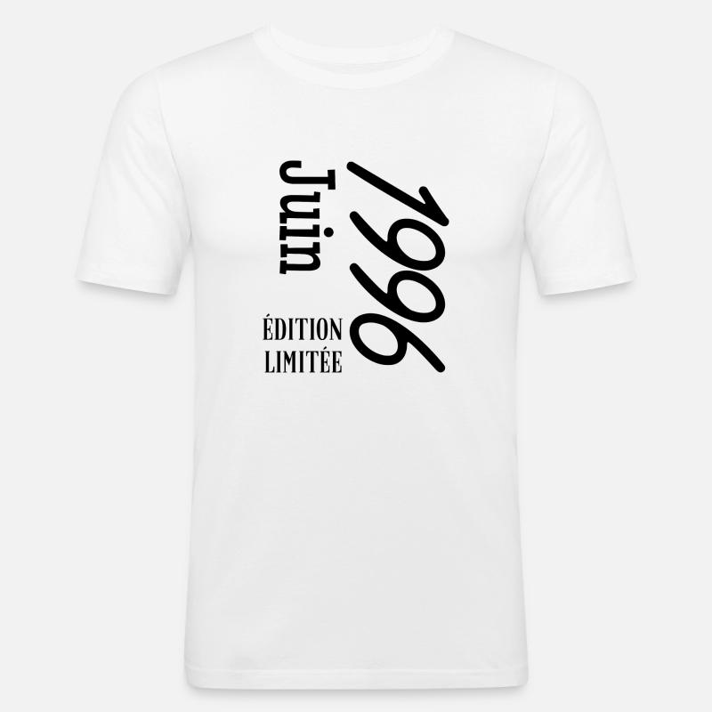 limitierte Auflage Juni 1996 - Männer Slim Fit T-Shirt - Weiß
