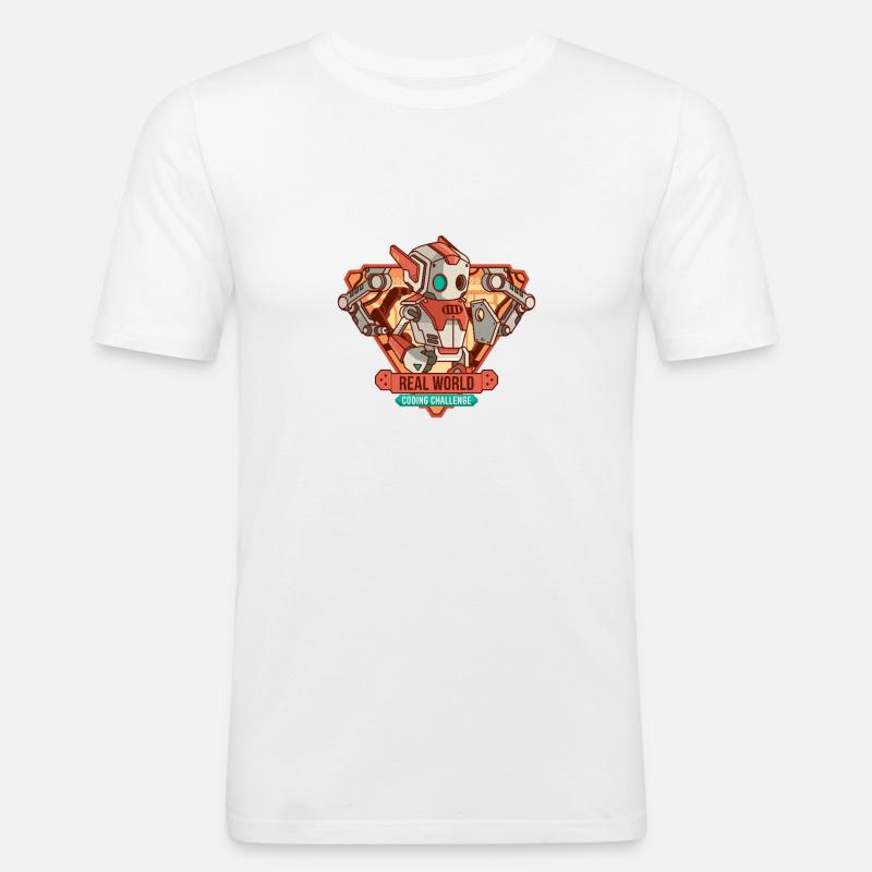 Real world coding challenge - Men's Slim Fit T-Shirt - white