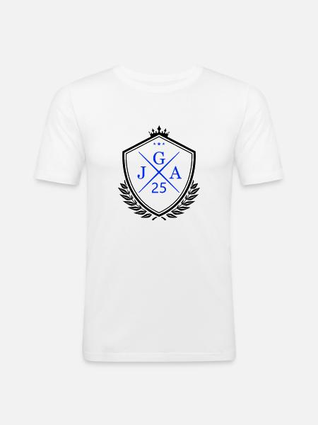 Jga 25 - Men's Slim Fit T-Shirt - white