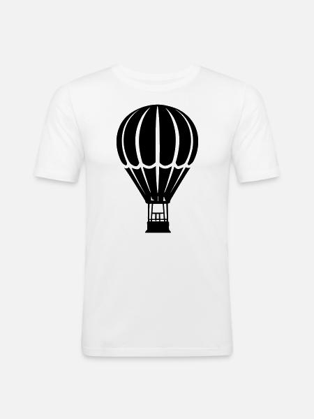 Balloon - Men's Slim Fit T-Shirt - white