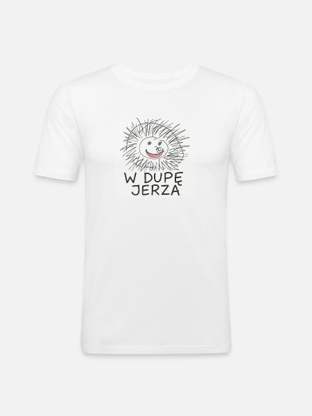 In Jerz's ass - Men's Slim Fit T-Shirt - white