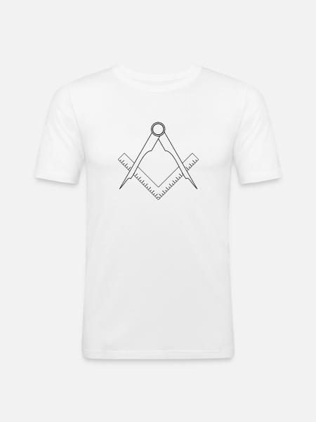 construction maurer69 - Men's Slim Fit T-Shirt - white