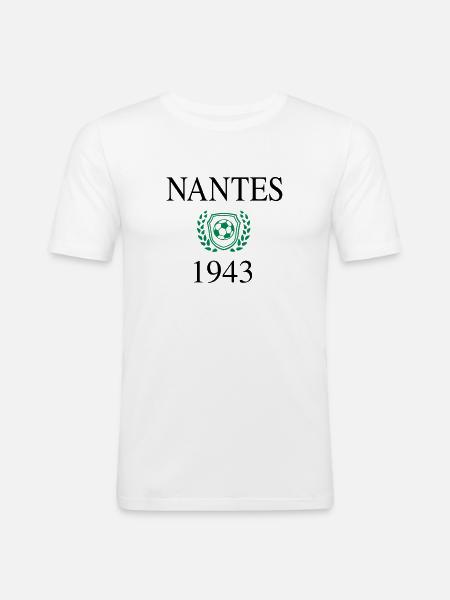 Nantes origin 1943 - Men's Slim Fit T-Shirt - white