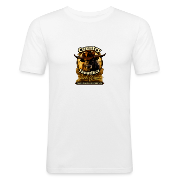 Country Fanatiker – Logo - Männer Slim Fit T-Shirt