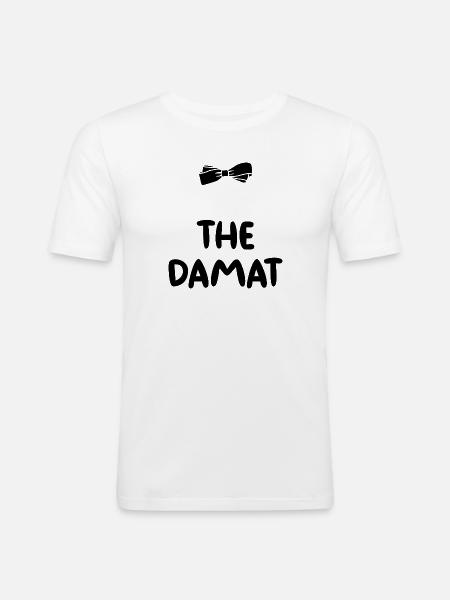 Le Damat - T-shirt près du corps Homme - blanc