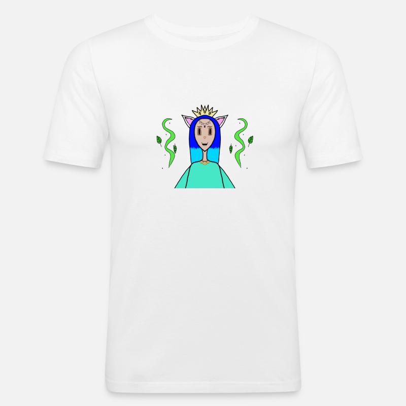 Magic - Männer Slim Fit T-Shirt - Weiß