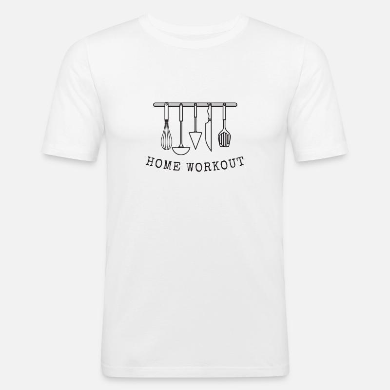 Hausfrau Mutter Homeoffice Mutter Geschenk - Männer Slim Fit T-Shirt - Weiß