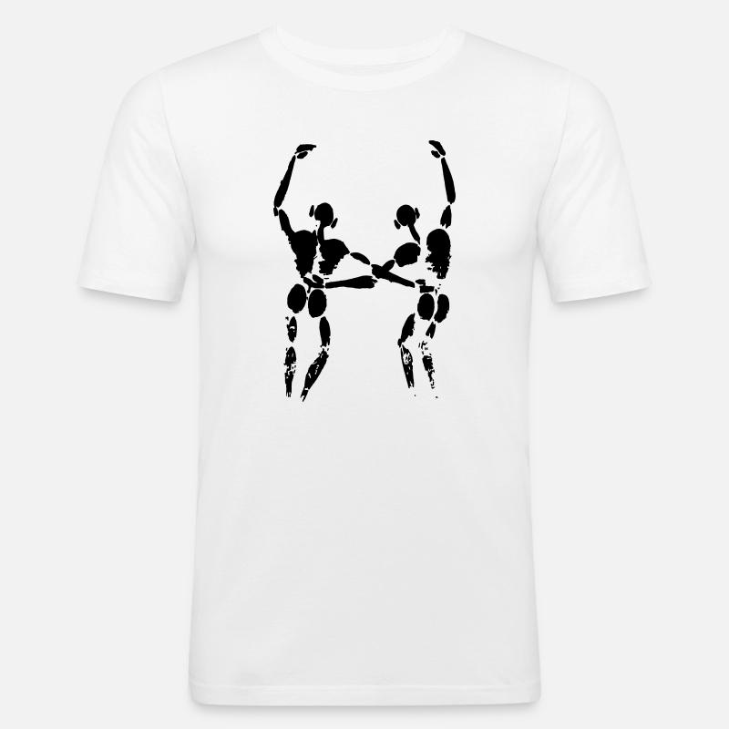 Amis - T-shirt près du corps Homme - blanc
