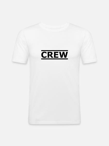 Crew - Men's Slim Fit T-Shirt - white