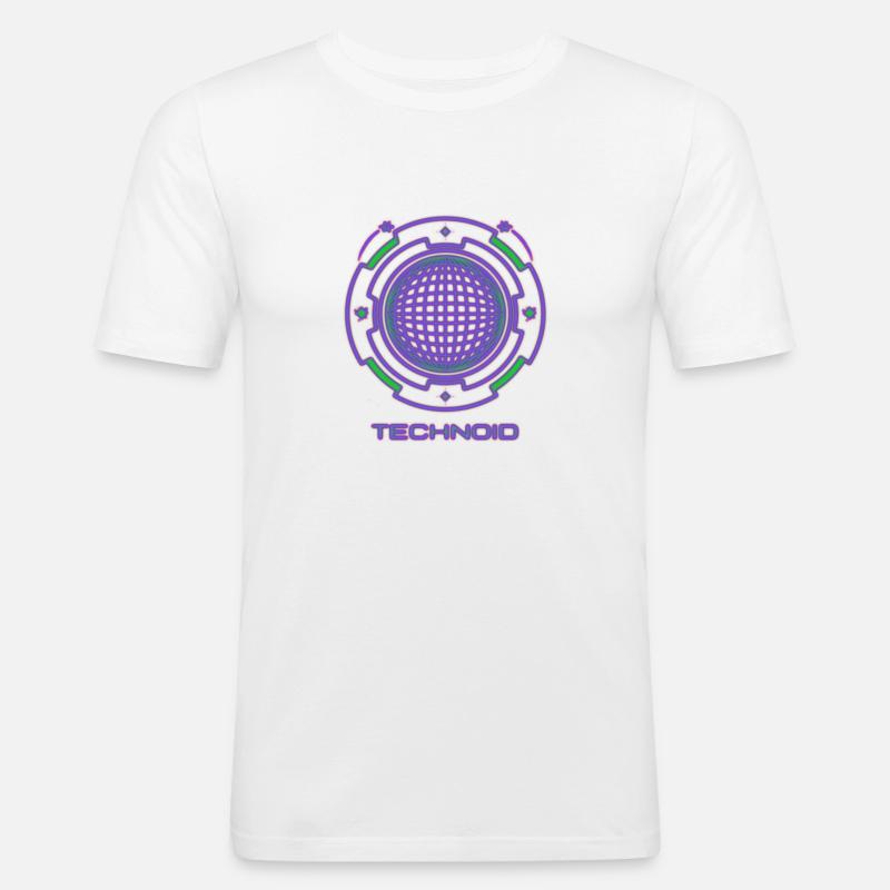 Technoid - Men's Slim Fit T-Shirt - white