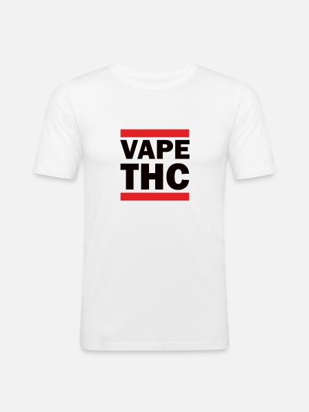 Vape THC - Men's Slim Fit T-Shirt - white