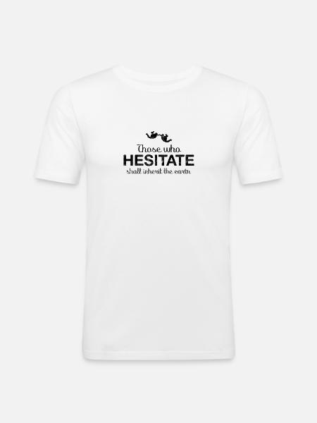Skydive Skydive Geschenk Für Skydiver - Männer Slim Fit T-Shirt - Weiß