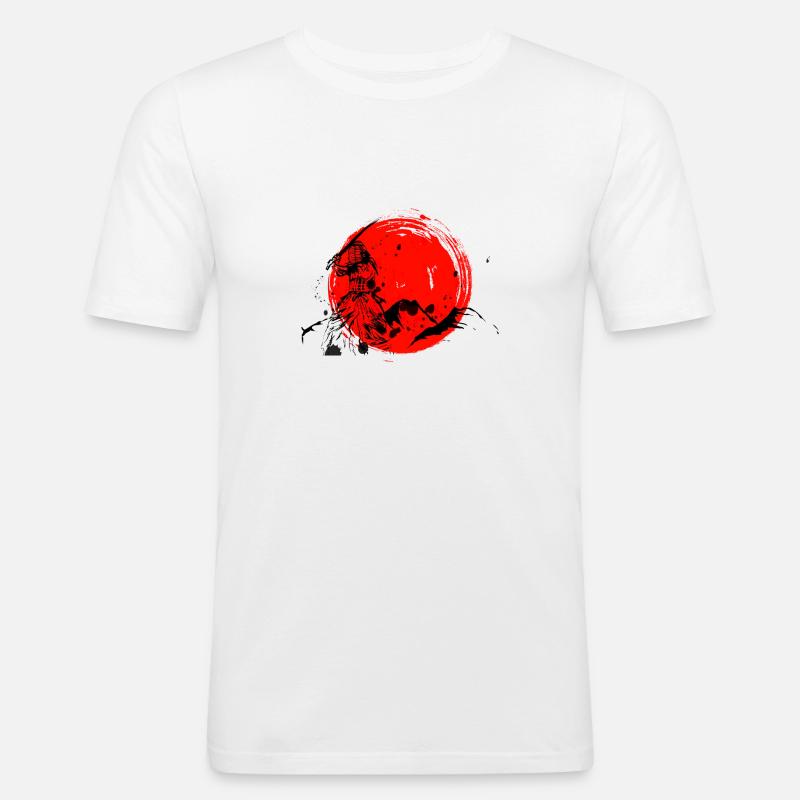 Samurai Warrior - Men's Slim Fit T-Shirt - white