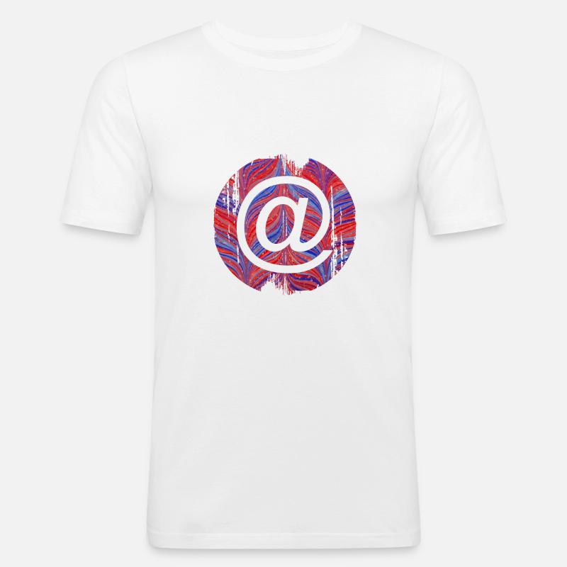 et e 279 - Männer Slim Fit T-Shirt - Weiß