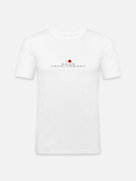 I hate Game development - Men's Slim Fit T-Shirt - white