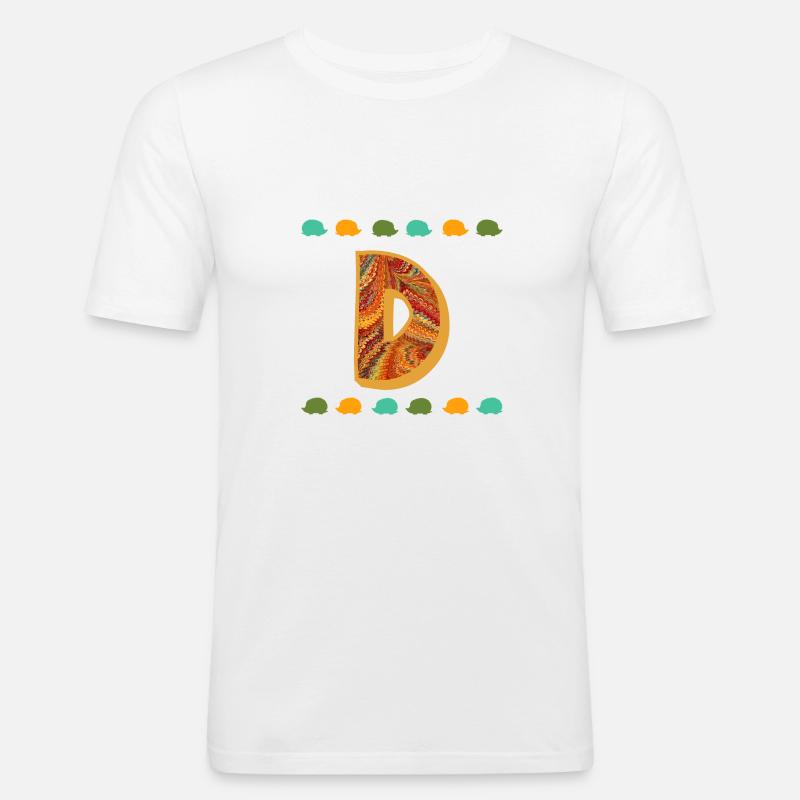 igel e 22 d - Männer Slim Fit T-Shirt - Weiß