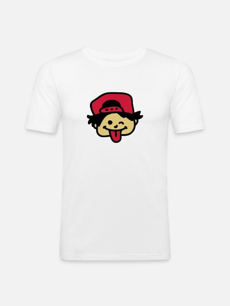 Naughty Boy 3 - Men's Slim Fit T-Shirt - white