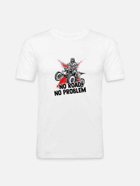 Quad - T-shirt près du corps Homme - blanc
