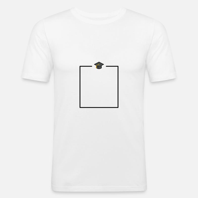 Apprenticeship Study Framework - Men's Slim Fit T-Shirt - white