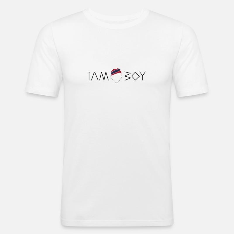 Ich bin ein thailändischer Junge - Männer Slim Fit T-Shirt - Weiß