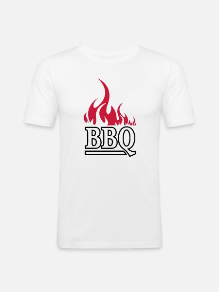 panier - T-shirt près du corps Homme - blanc