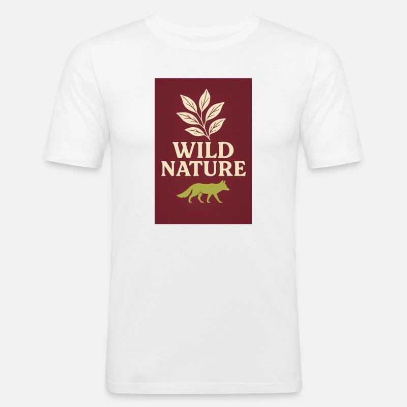 903E7BB2-E856-41AA-A23F-B3E2B4698455 - Männer Slim Fit T-Shirt - Weiß