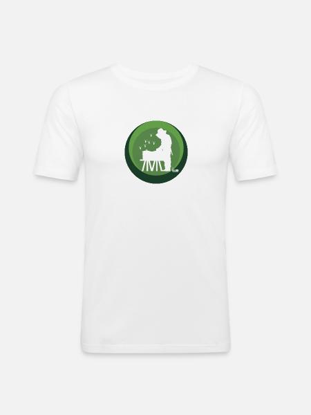 Bienen Imker Beekeeping - Männer Slim Fit T-Shirt - Weiß