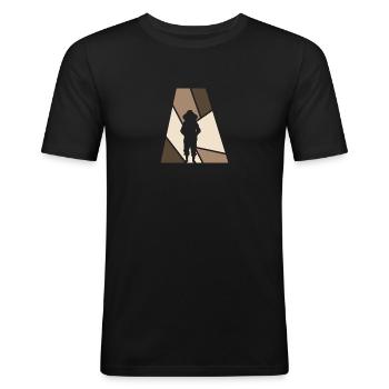Imker Bienen Nektar - Männer Slim Fit T-Shirt - Schwarz - Vorne - Nik (191cm)