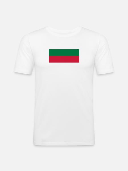 Helgoland - Männer Slim Fit T-Shirt - Weiß