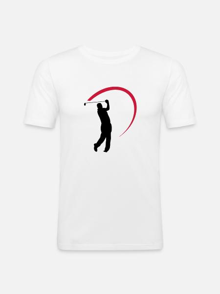 golf - Men's Slim Fit T-Shirt - white