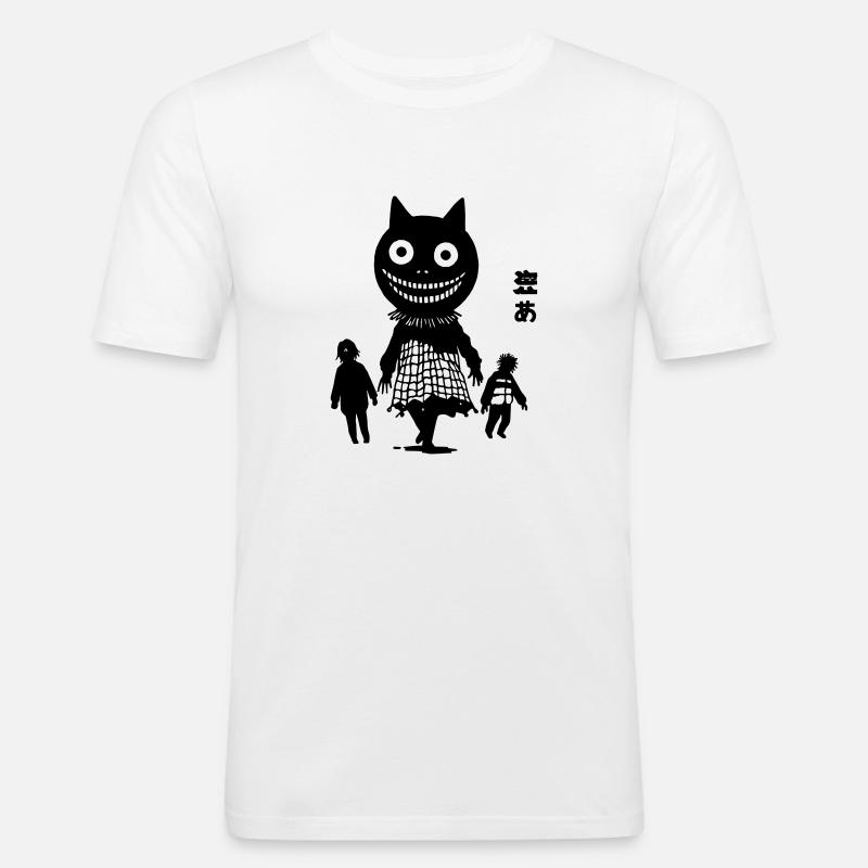 Katzenmutter - Männer Slim Fit T-Shirt - Weiß