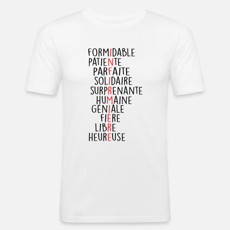 Definition des Begriffs "Krankenschwester" - Männer Slim Fit T-Shirt - Weiß