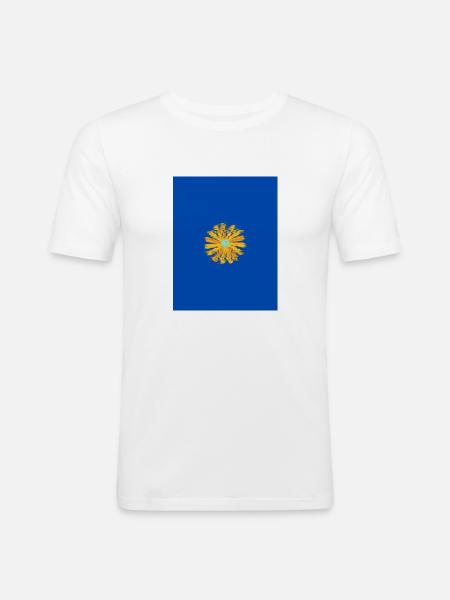 be sunny - Männer Slim Fit T-Shirt - Weiß