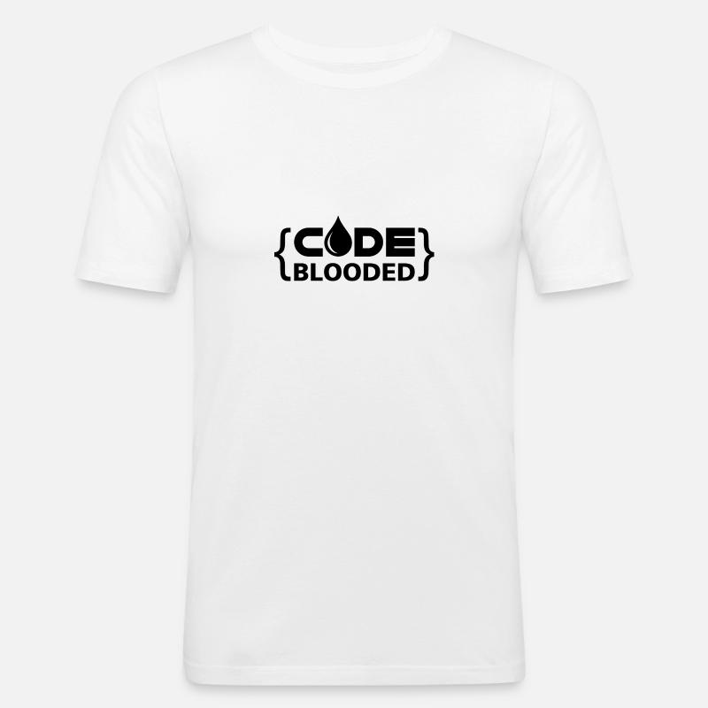 Programming - Men's Slim Fit T-Shirt - white