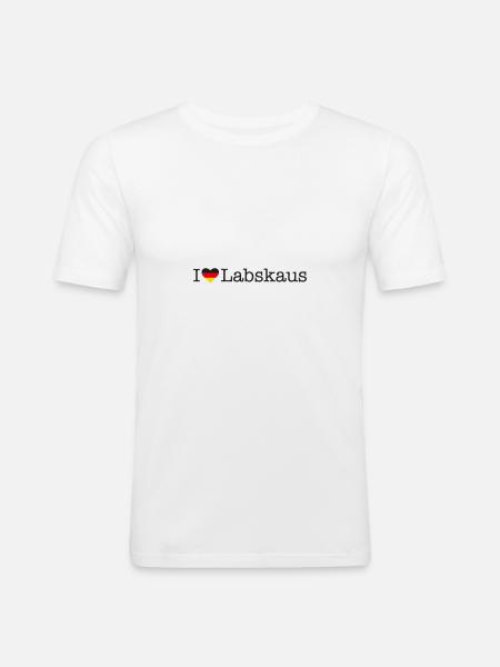 I love Labskaus - Men's Slim Fit T-Shirt - white