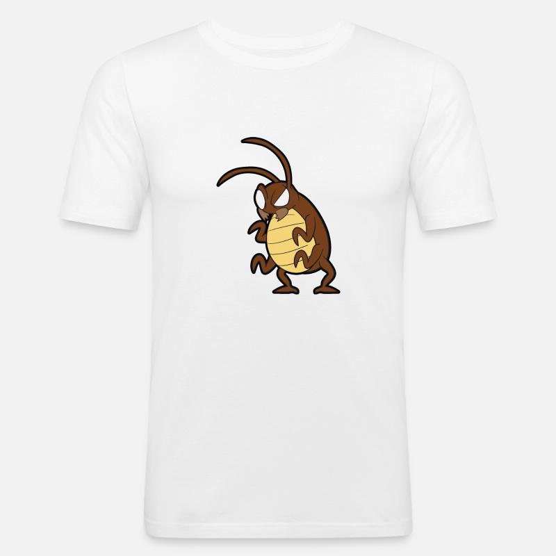 Kammerjäger Schädlingsbekämpfer Ungeziefer - Männer Slim Fit T-Shirt - Weiß
