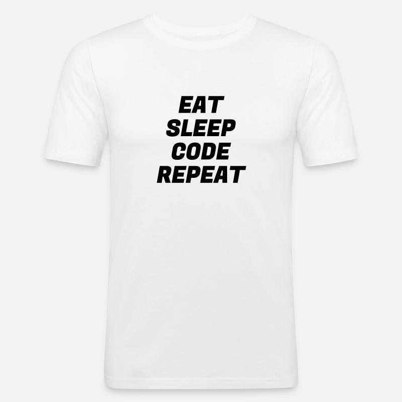 Entwickler / Informatiker / Programmierer / - Männer Slim Fit T-Shirt - Weiß