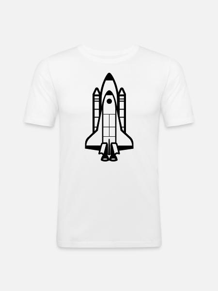 Rocket - Men's Slim Fit T-Shirt - white