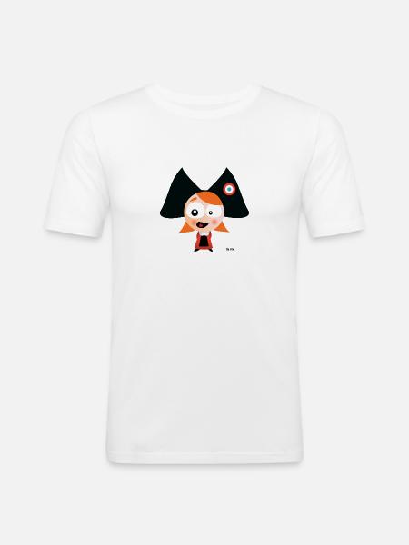 Ptite alsacienne - T-shirt près du corps Homme - blanc