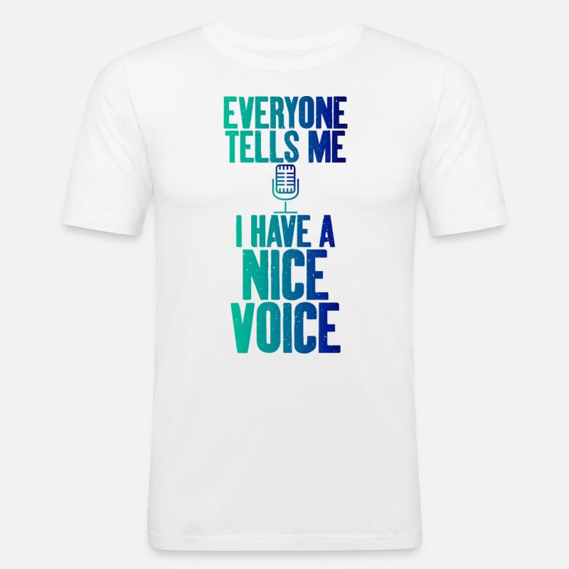 Ich Habe Eine Schöne - Männer Slim Fit T-Shirt - Weiß