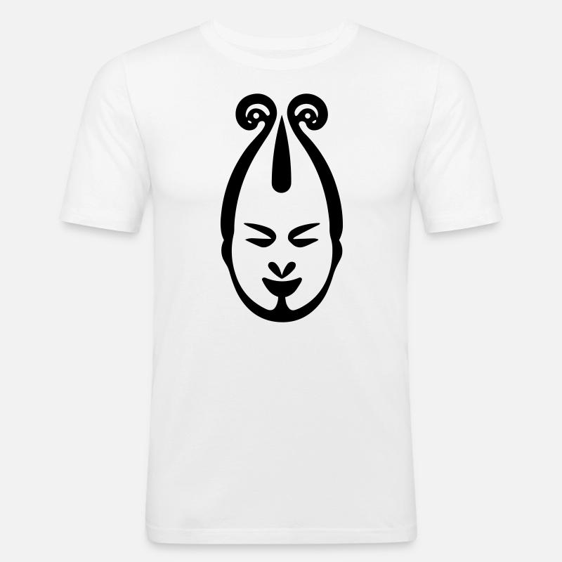 Clown - Männer Slim Fit T-Shirt - Weiß