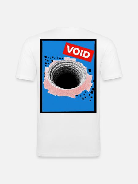 void - Men's Slim Fit T-Shirt - white