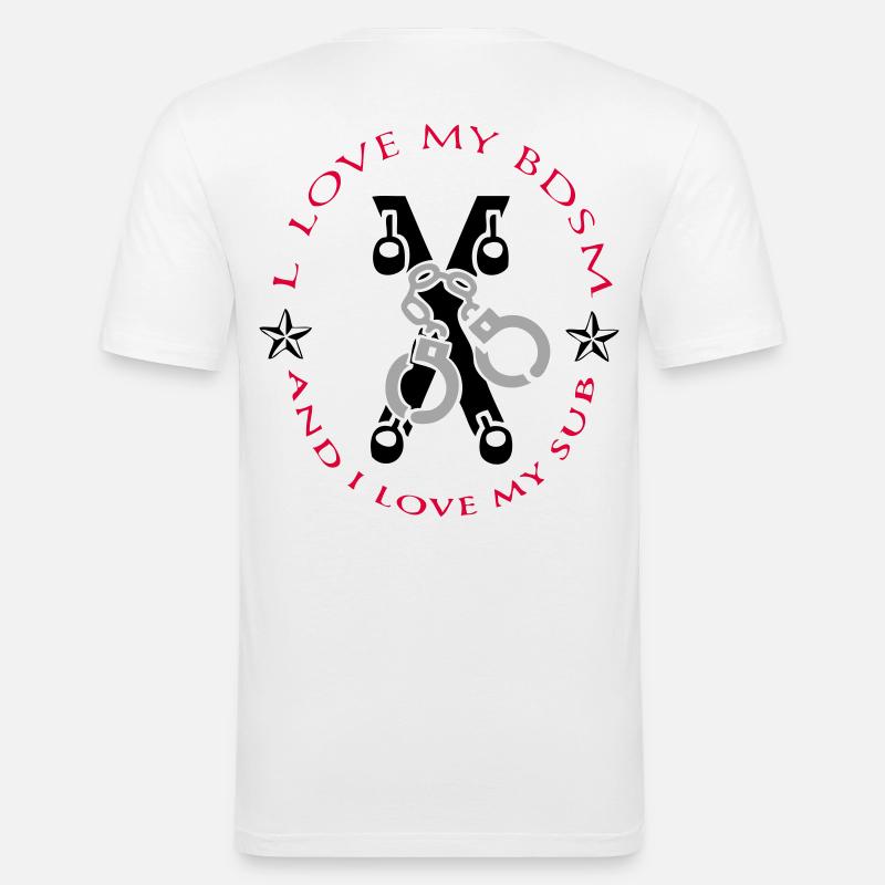 Sub - Männer Slim Fit T-Shirt - Weiß